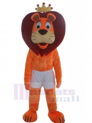 Orange Lion King Mascot Costume Animal
