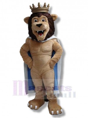 Muscle King Lion Mascot Costume Animal