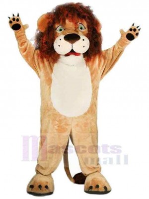Lovely Brown Lion Mascot Costume Animal