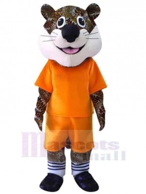 Leopard mascot costume