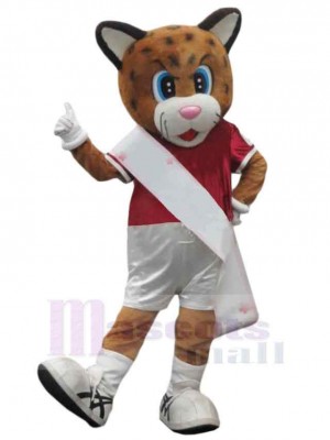 Leopard mascot costume
