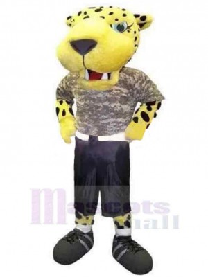 Leopard mascot costume