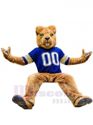 Light Brown Sport Panther Mascot Costume Animal