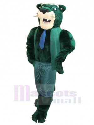 Strong Green Panther Mascot Costume Animal