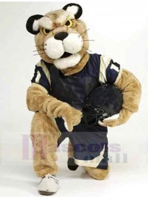 Superb Golden Panther Mascot Costume Animal