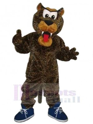 Leopard mascot costume