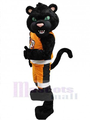 High School Black Panther Mascot Costume Animal