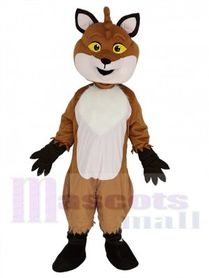 Friendly Fox Mascot Costume Animal
