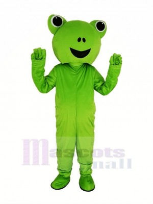 Green Frog Mascot Costume