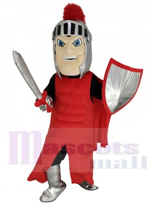 Fierce Spartan Knight Mascot Costume People