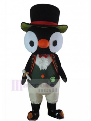British Gentleman Penguin Mascot Costume People	