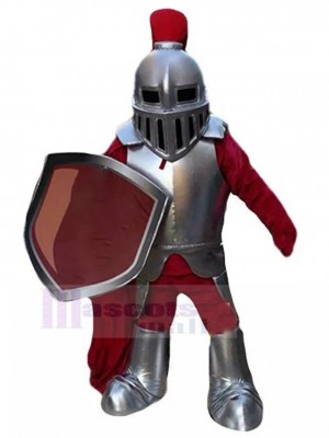 Medieval Cuirassier Knight Mascot Costume People