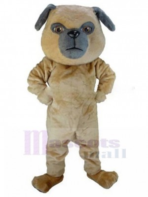 Resentful Pug Dog Mascot Costume Animal