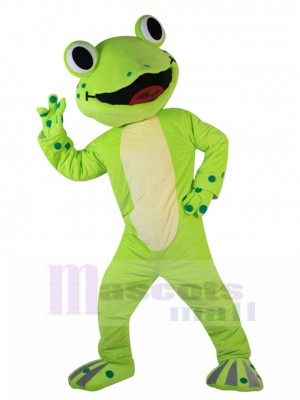 New Arrival Cartoon Green Frog Mascot Costume Animal