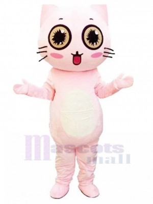 New Arrival Light Pink Pet Cat Mascot Costume Animal