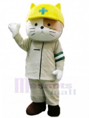 Doctor Cat Kitty Mascot Costume Animal