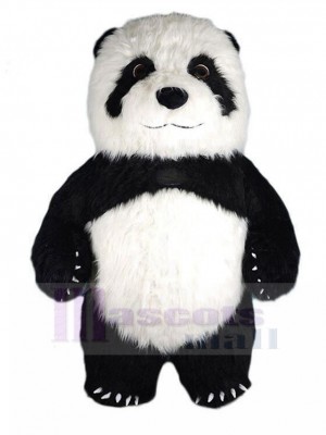 Plush Black and White Panda Mascot Costume Animal