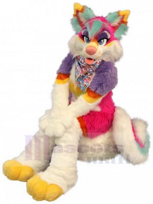 wolf mascot costume