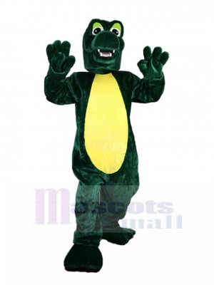 Well-made Green Crocodile Mascot Costume Animal