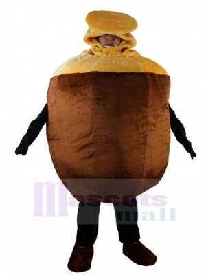 Wholesale Brown Acorn Mascot Costume Plant