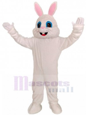 Easter Rabbit Bunny White Rabbit Mascot Costume Adult Size Fancy Dress