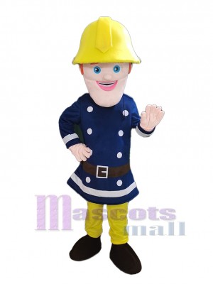 Fireman Sam Mascot Costume People