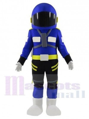 Astronaut Mascot Costume in Navy Blue Spacesuit People