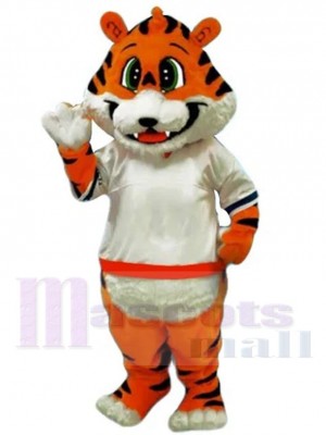 Smiling Little Tiger Mascot Costume Animal