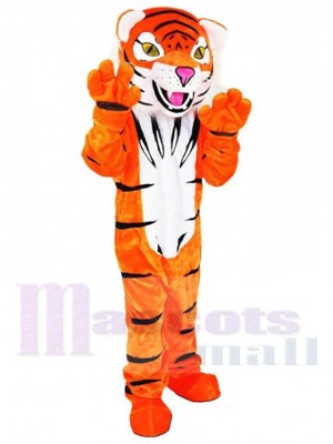 Ferocious Orange Tiger Mascot Costume Animal