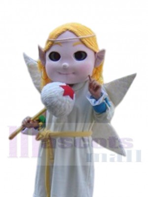 Angel Elf Mascot Costume Cartoon