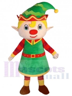 Elf Prince Boy Mascot Costume Cartoon