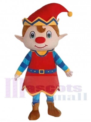 Funny Elf Prince Boy Mascot Costume Cartoon