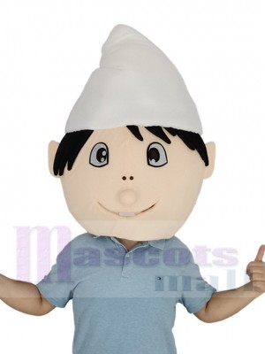 Mountaineer Leprechaun Mascot Costume Cartoon Head Only