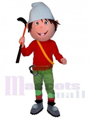 Mountaineer Leprechaun Mascot Costume Cartoon