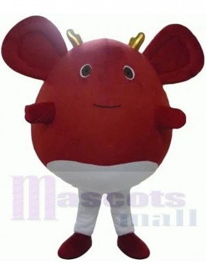 Red Mouse Baby Elf Mascot Costume Cartoon