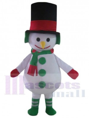 Snowman mascot costume