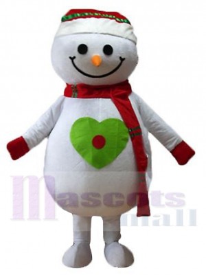 Snowman mascot costume