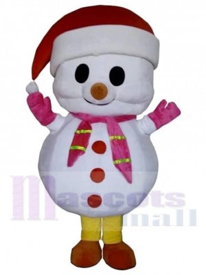 Snowman mascot costume