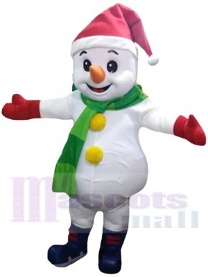Snowman mascot costume