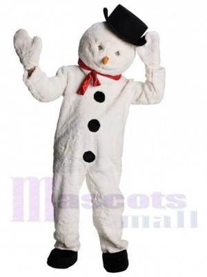 Snowman Plush Mascot Costume Cartoon