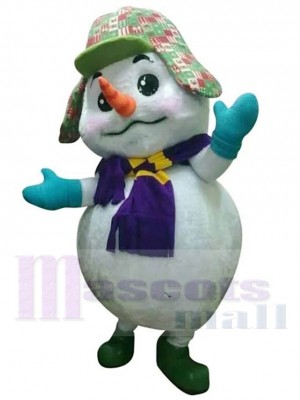 Snowman mascot costume