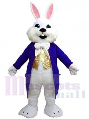 Blue Wendell Easter Bunny Mascot Costume Animal