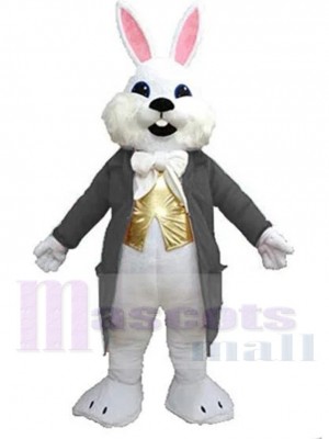 Gray Wendell Easter Bunny Mascot Costume Animal