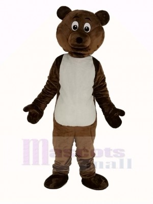Dark Brown Bear Mascot Costume Animal