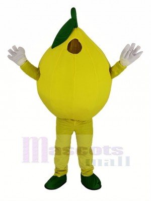 Yellow Lemon Mascot Costume