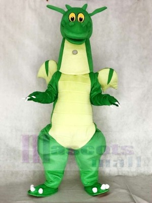 Green Dragon Mascot Costumes with Wings