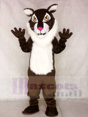 Brown Wildcat Bobcat Mascot Costumes Animal