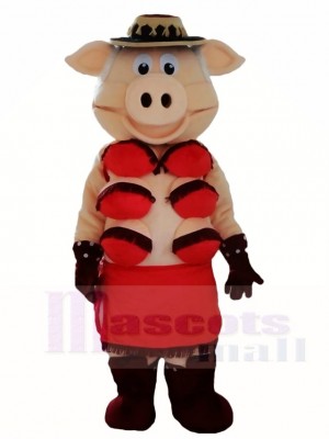 Puppets Striptease Strip Pig Swinish Mascot Costumes Animal