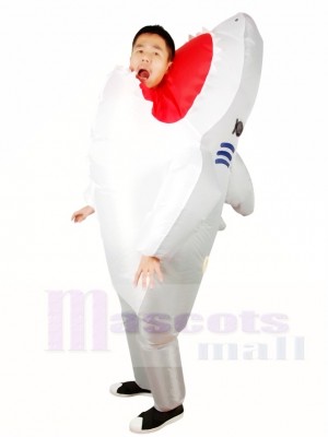 Ate by Shark Inflatable Halloween Xmas Costumes for Adults