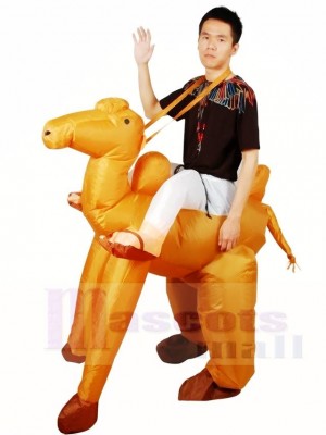 Ride on Camel Inflatable Halloween Christmas Costumes for Adults